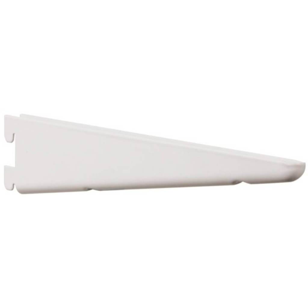 White Twin Bracket Shelf 7in 