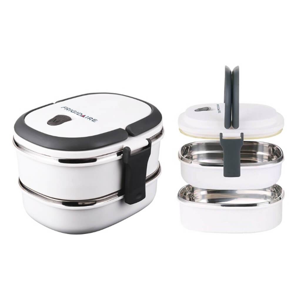 Oval Bento Lunch Carrier 2-Tier 