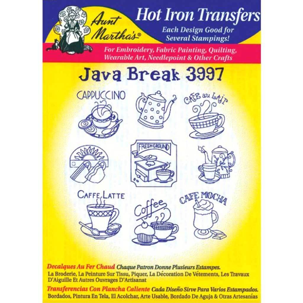 Aunt Martha's Iron-On Transfers Tea Towels &amp; Kitchen Decor