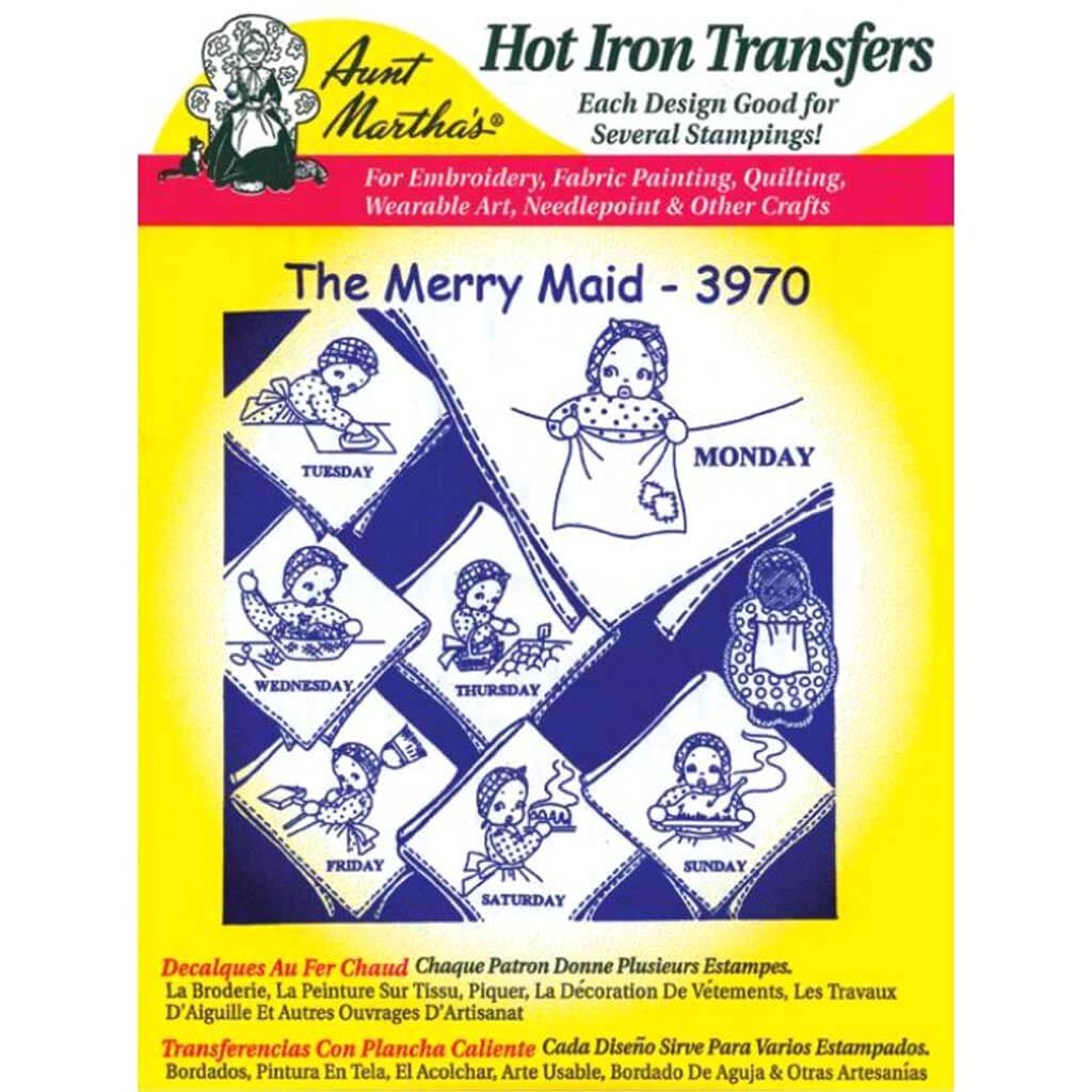 Aunt Martha&#39;s Iron-On Transfers Holiday/Traditional/Vintage