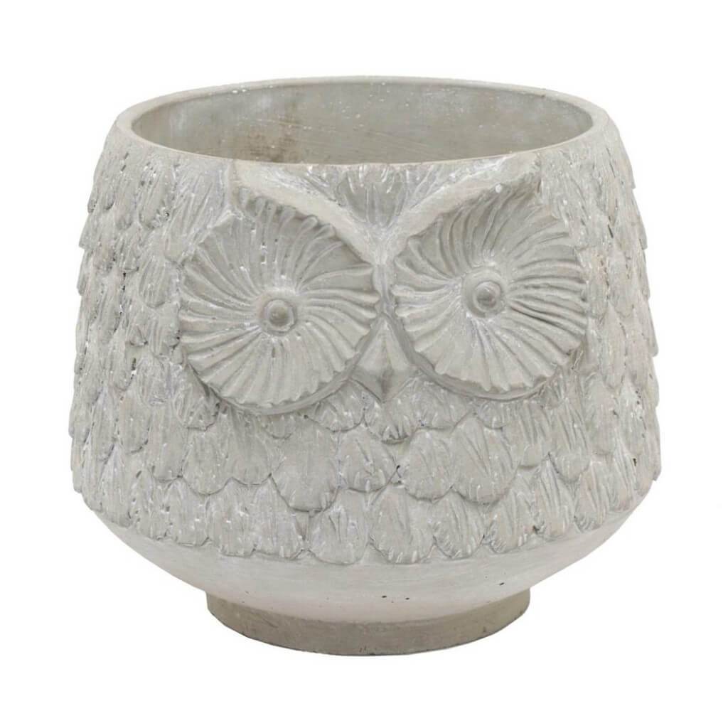 OWL PLANTER 16&quot;H 17&quot;L 9&quot;W CEMENT 