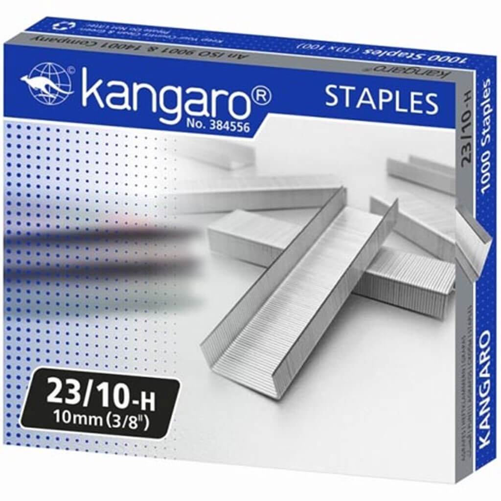 Kangaro 23/10 Staples 1000 Staples Silver