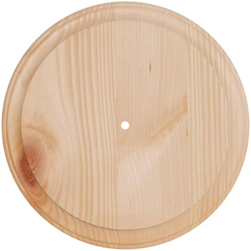 Round Pine Clock Large 11in 