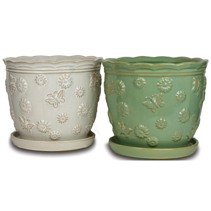 Meadow Planter Jade 9.75in 