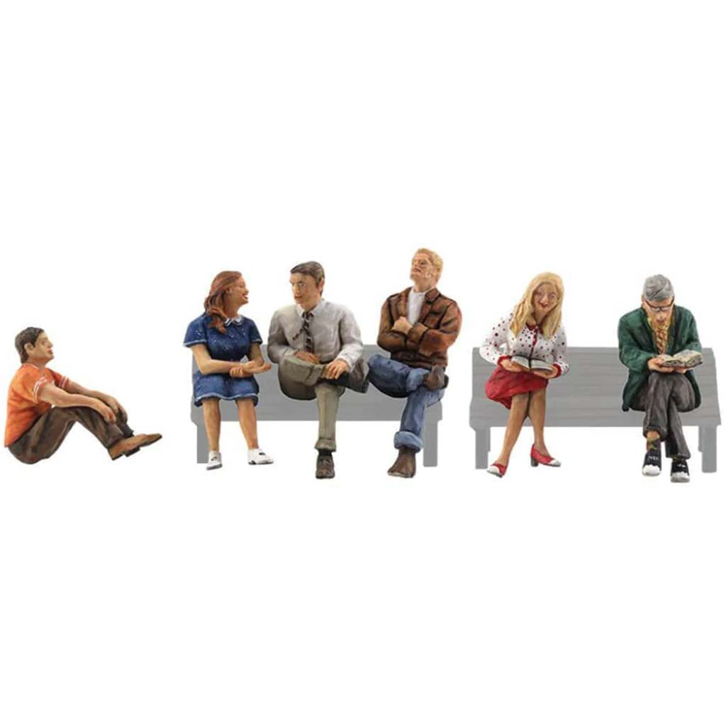 People Sitting - HO Scale