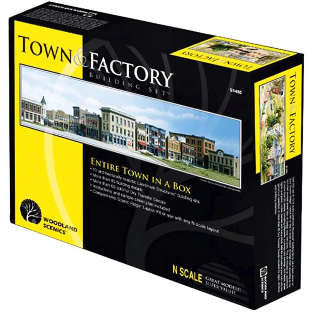 Town and Factory Building Set