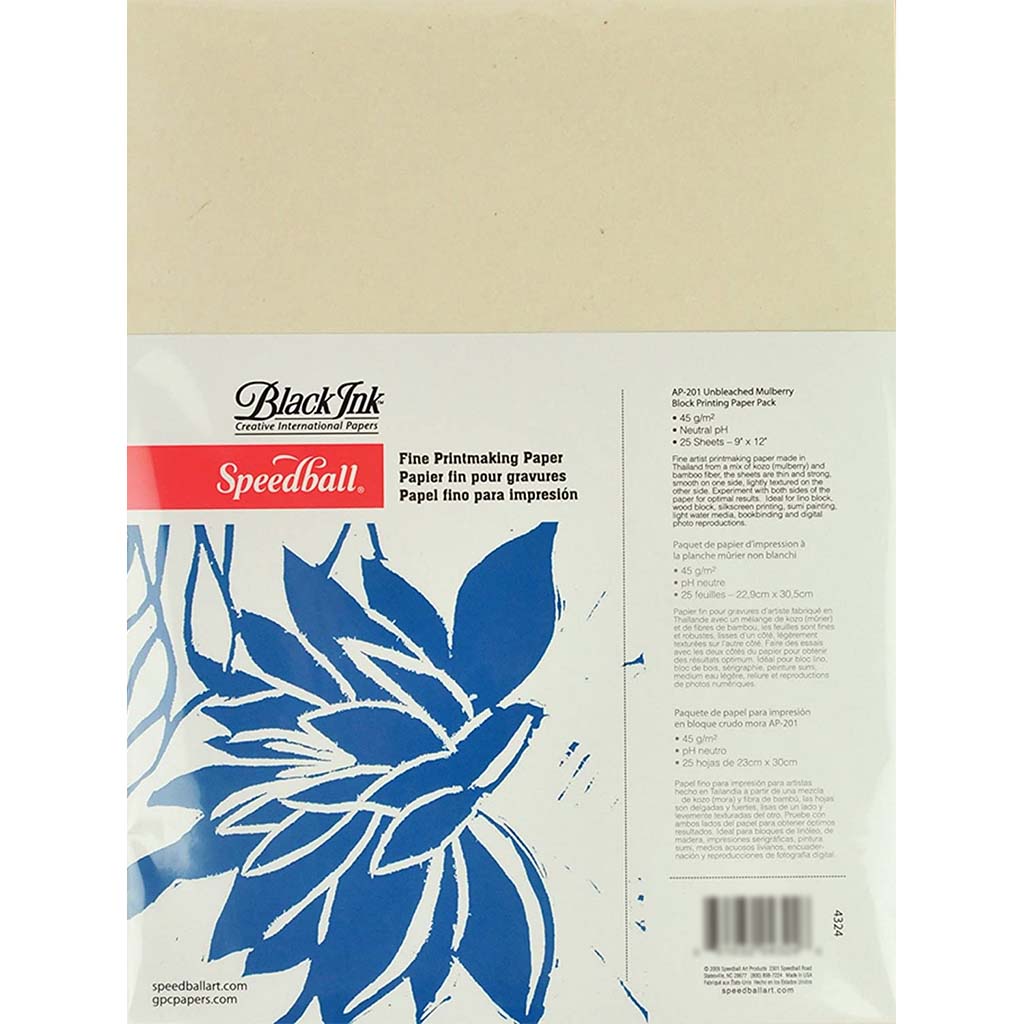 Block Ink Paper 25 Sheets