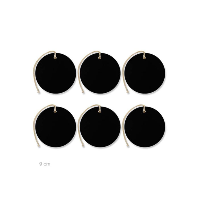 CHALK-IT-UP TAGS W/CORD ROUND TAGS 