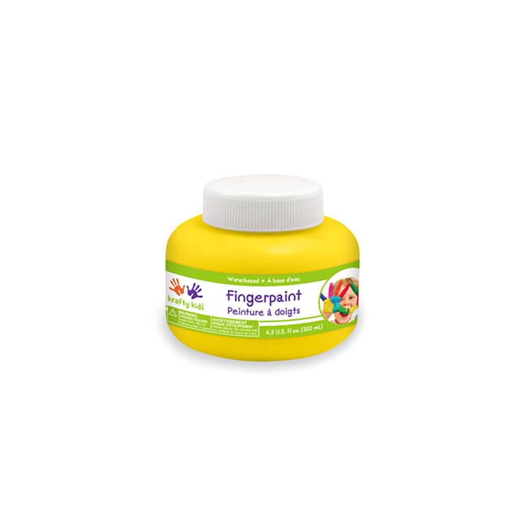 FINGERPAINT TUB 200ML YELLOW 