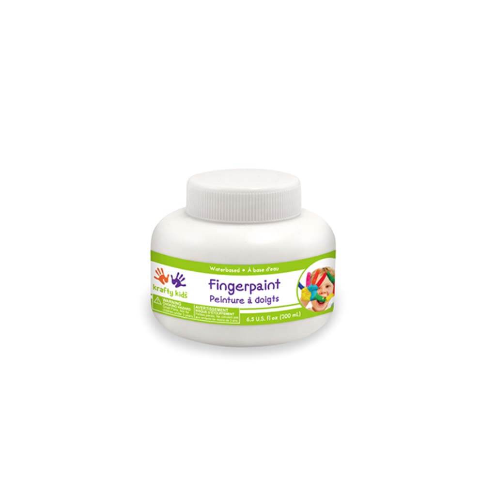 FINGERPAINT TUB 200ML WHITE 