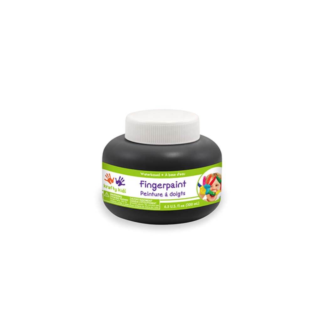 FINGERPAINT TUB 200ML BLACK 