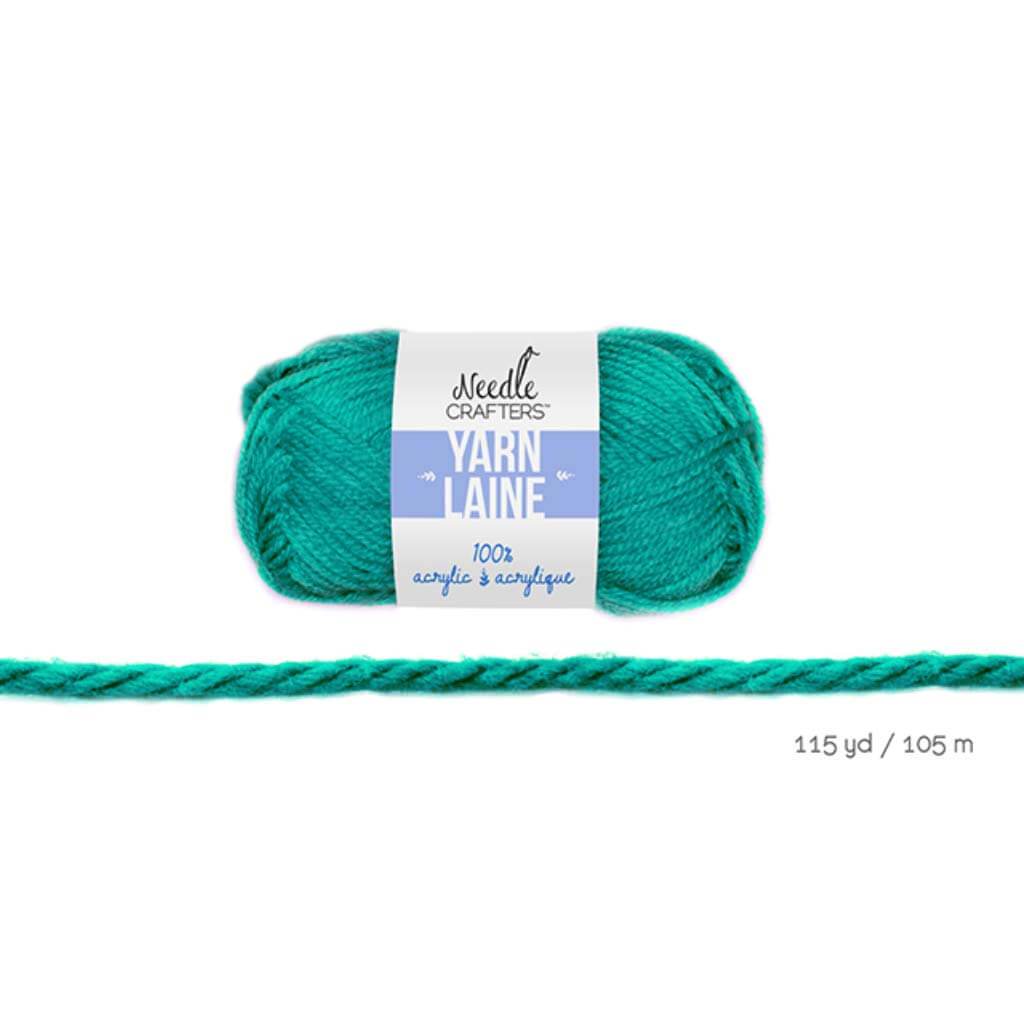ACRYLIC YARN STD BALL DYED TEAL 50G 
