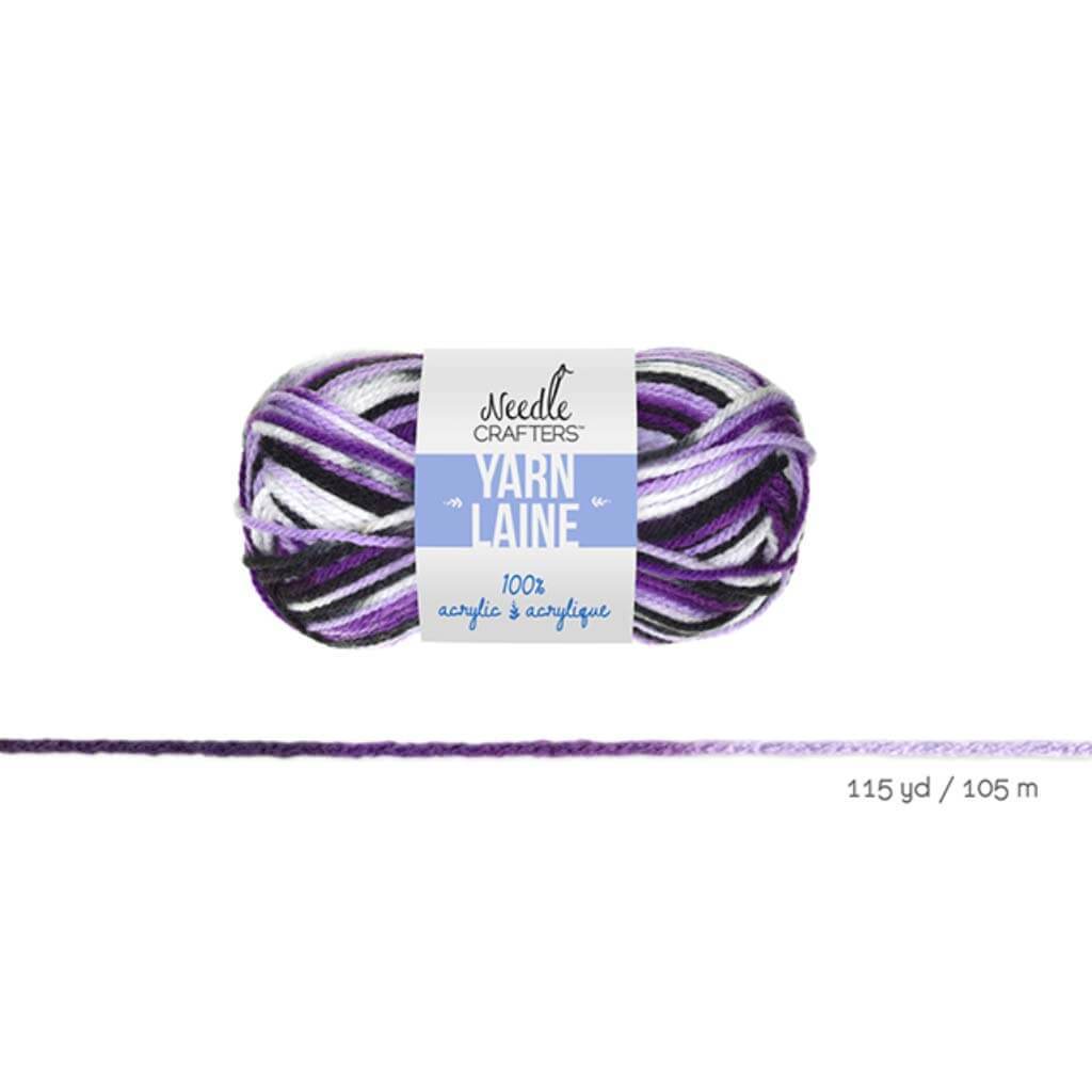 ACRYLIC YARN MULTI-DYED BALL REGAL 50G 