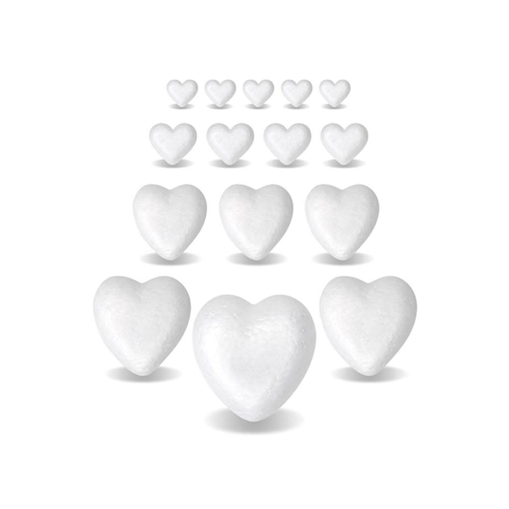 POLYFOAM HEARTS MULTI-PACK 