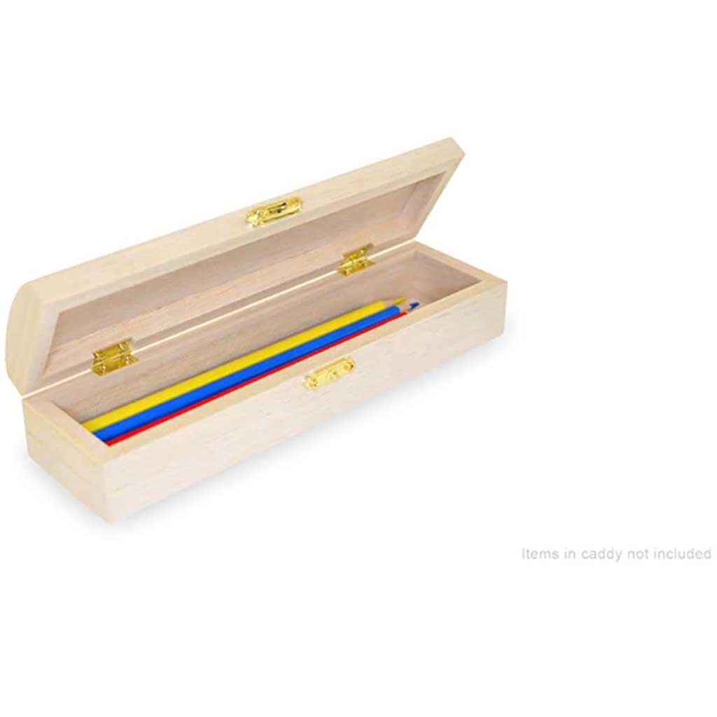 PEN/PENCIL/MARKER BOX W/GOLD CLASP 