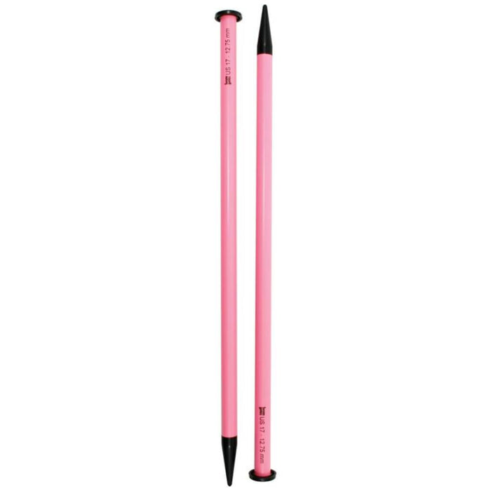 Susan Bates Luxite Single Point Knitting Needles 14in Size 17/12.75mm