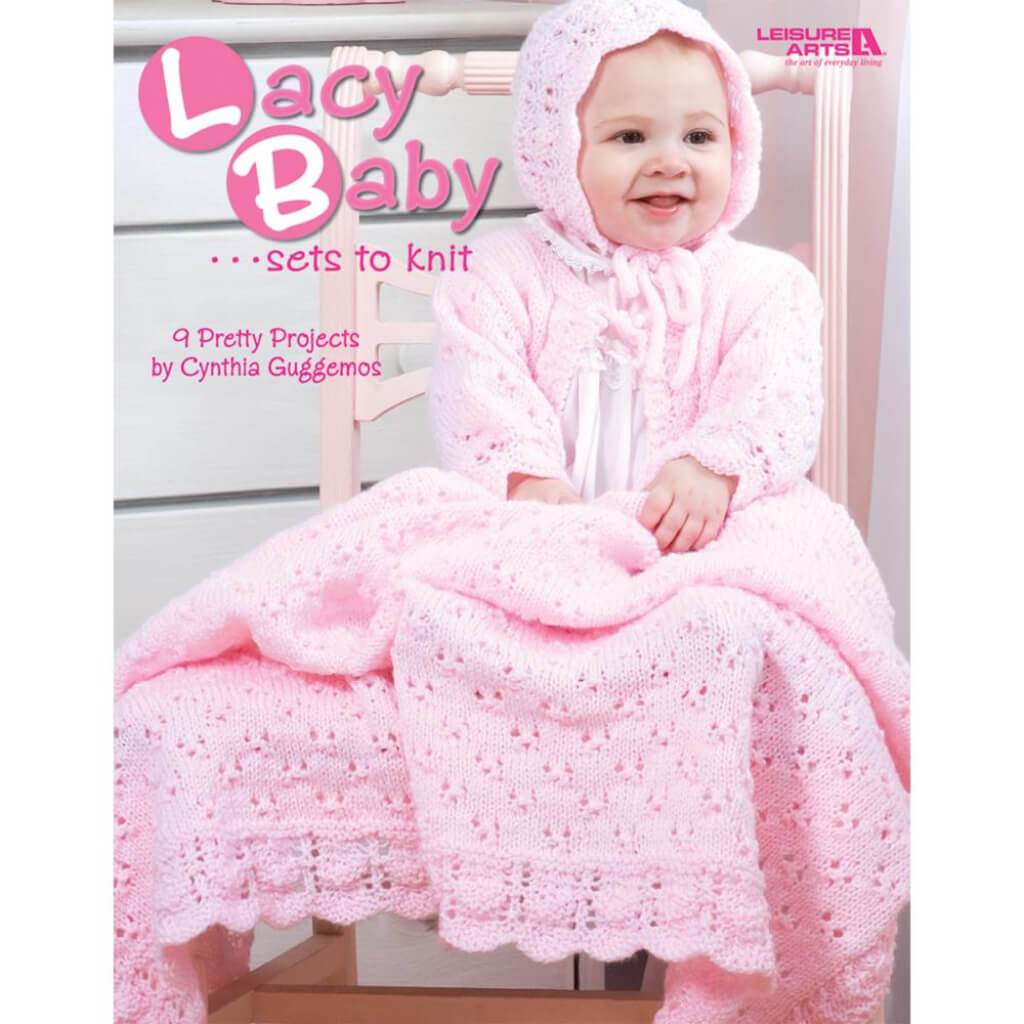 Leisure Arts Lacy Baby Sets To Knit