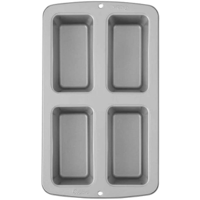 Recipe Right Mini Loaf Pan 4 Cavity 3in x 6in x 2in