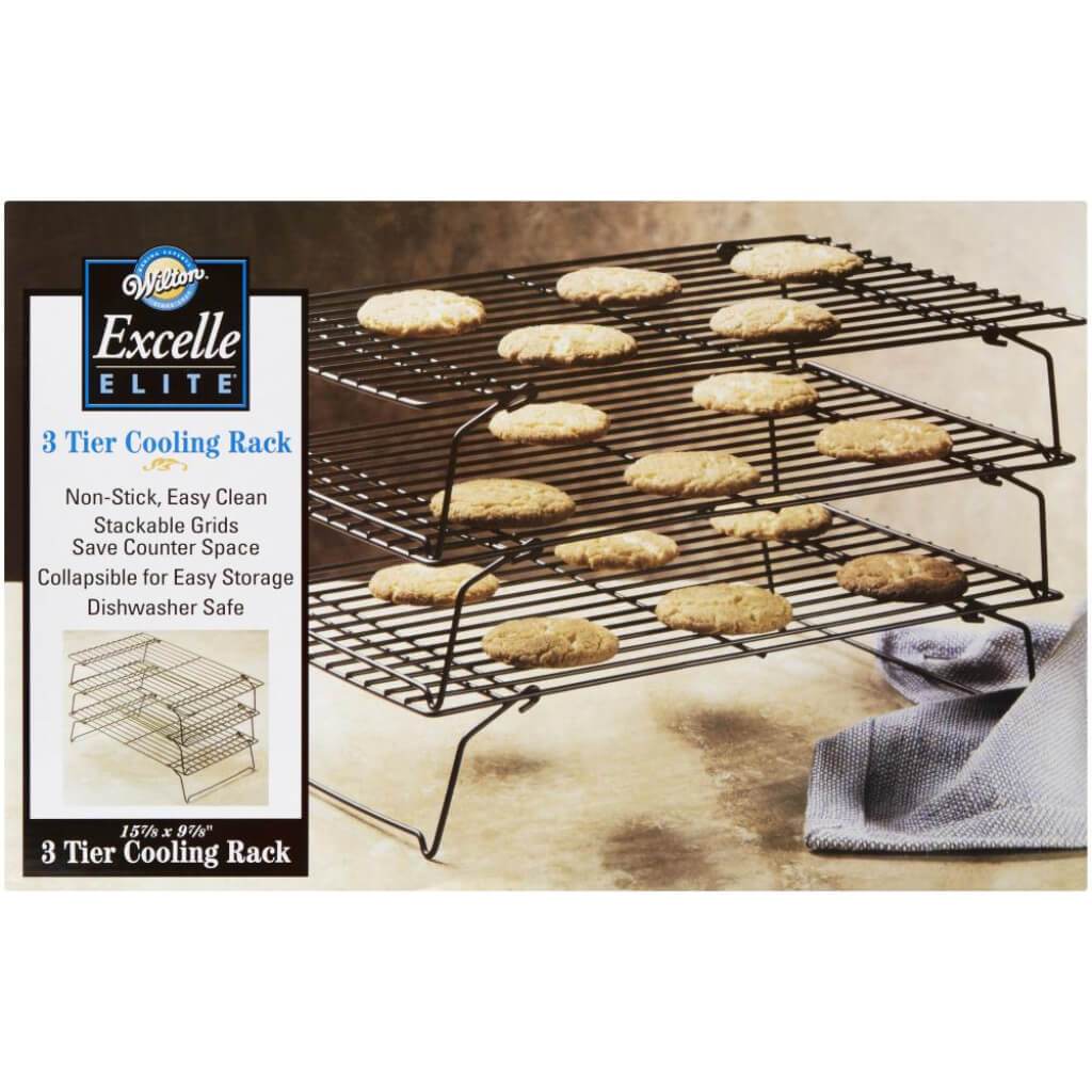 Elite 3 Tier Cooling Rack 15.875in x 9.875in Non-Stick