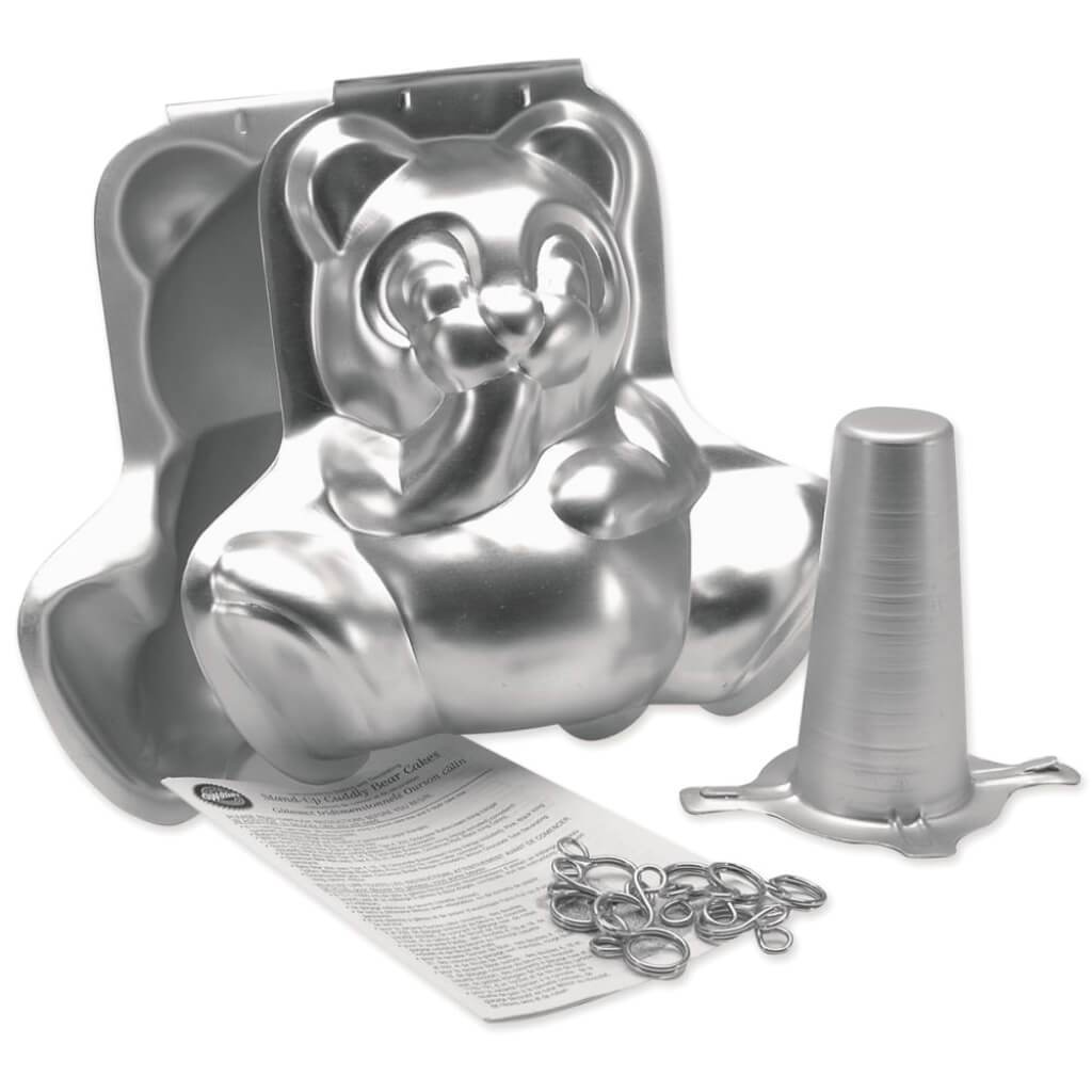 Stand-Up Cake Pan Set Cuddly Bear 9.5in x 8.625in