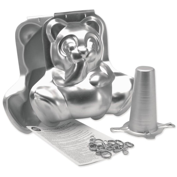 Stand-Up Cake Pan Set Cuddly Bear 9.5in x 8.625in
