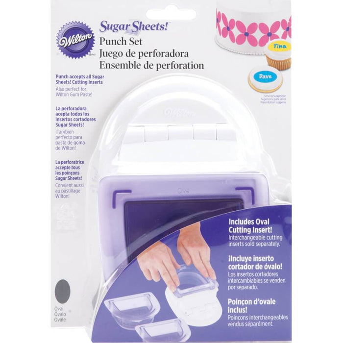 Sugar Sheets Punch Set Oval