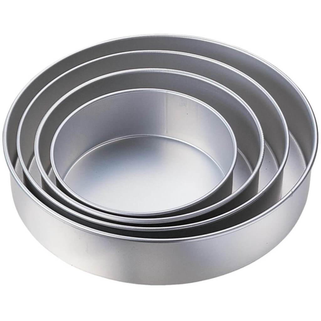 Performance Cake Pans 4/Pkg Round 8in, 10in, 12in &amp; 14in