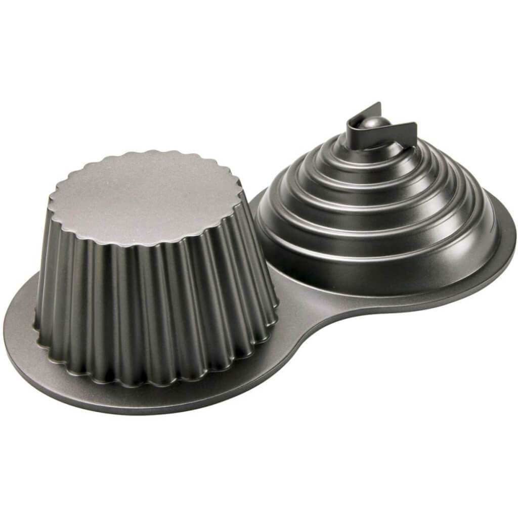 Dimensions Giant Cupcake Pan 5.5in x 8.25in x 3.75in