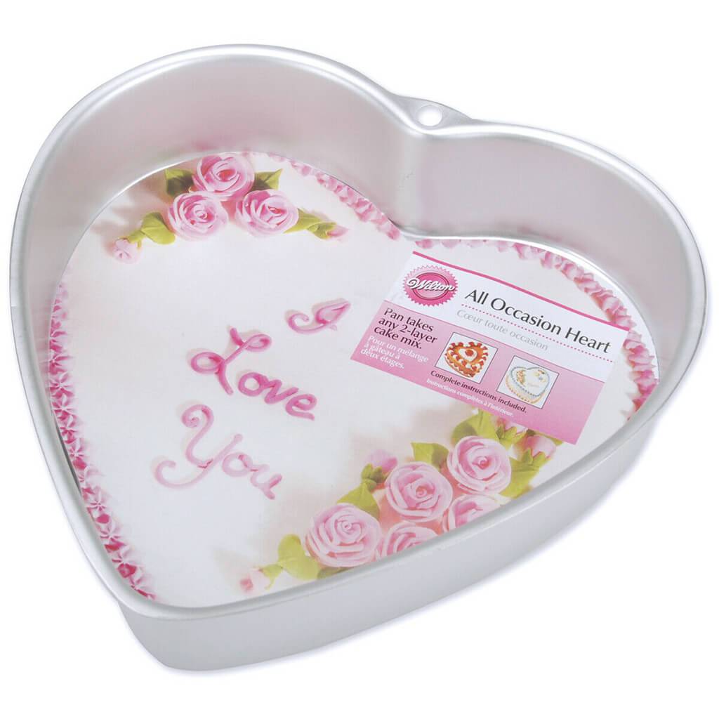 Deep Heart Cake Pan 9in x 2in