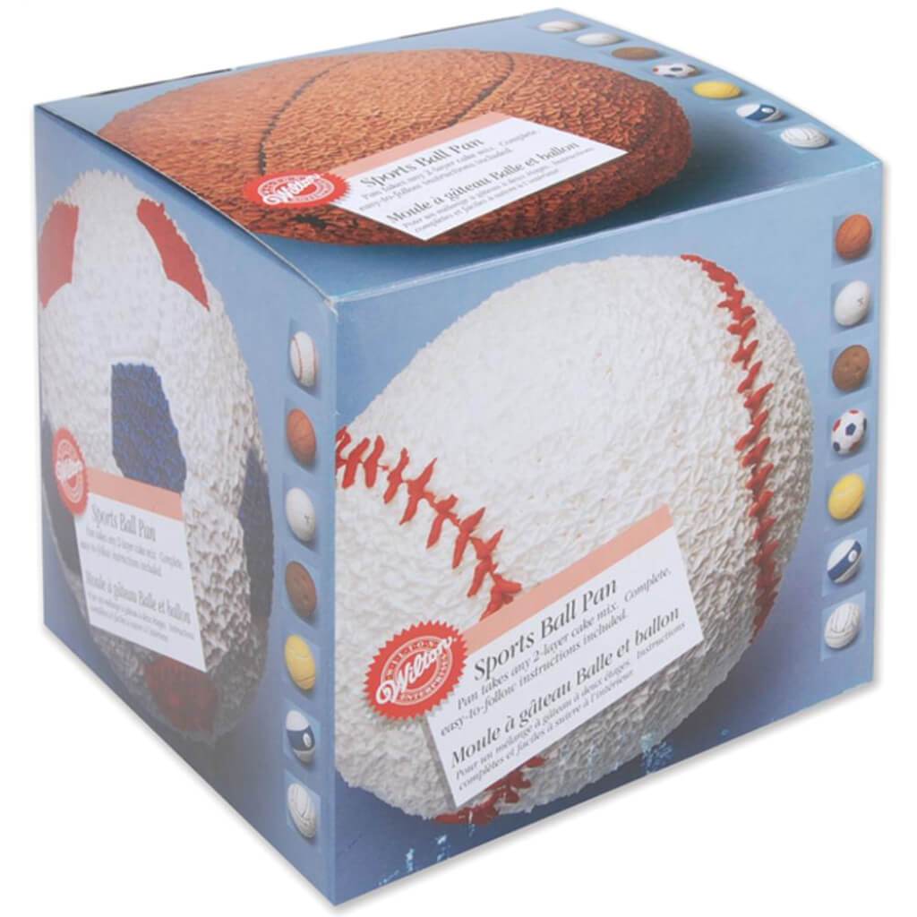 3D Cake Pan Sports Ball 6in