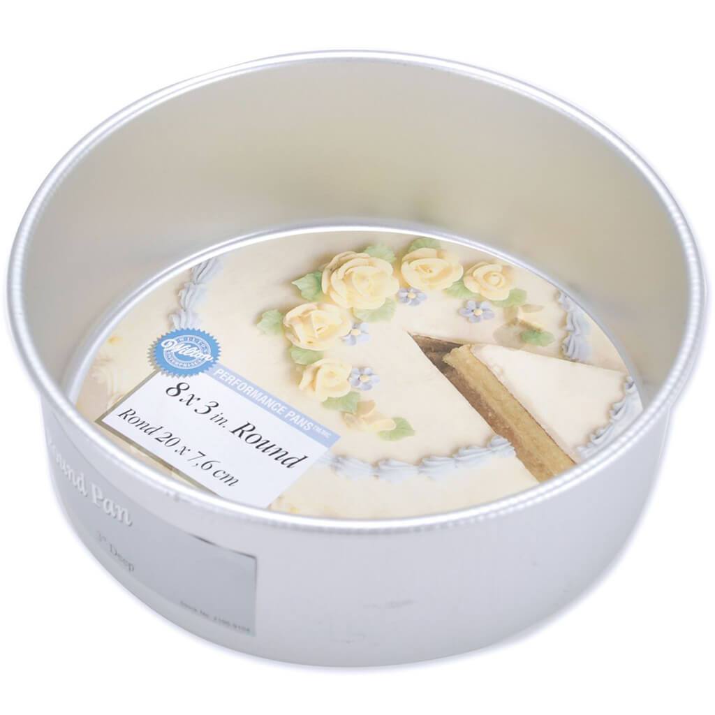 Cake Pan Round 8in x 3in