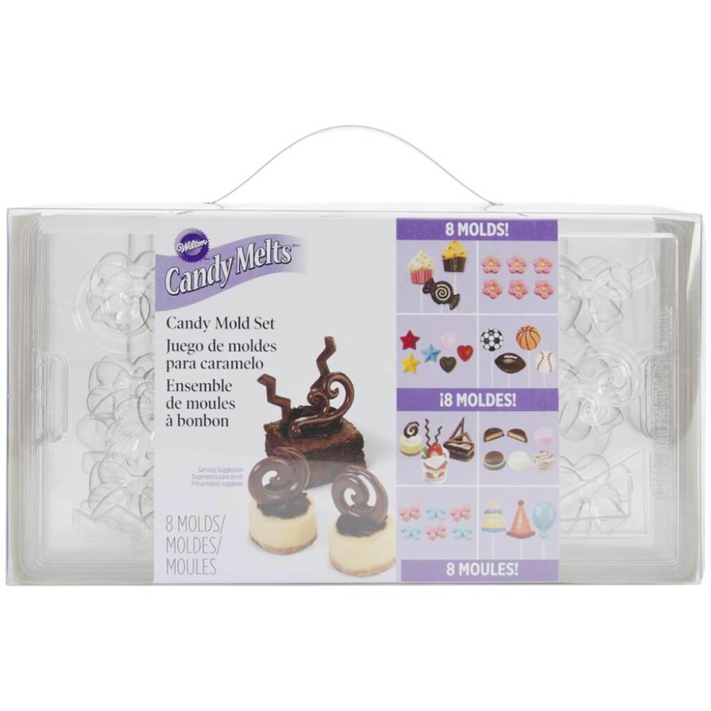 Candy Mold Set Assorted 69 Cavity (19 Designs)