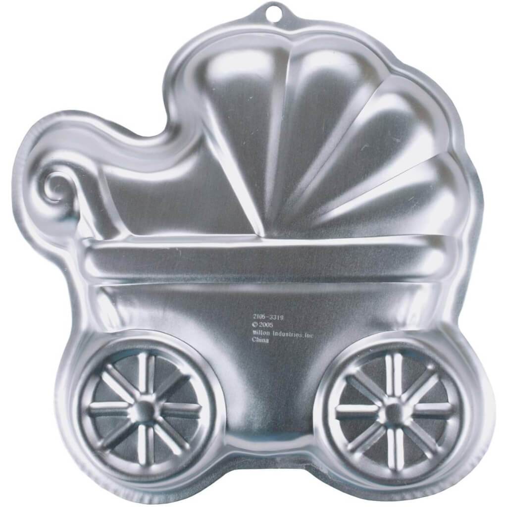 Novelty Cake Pan Baby Buggy 11.25in x 11.25in x 2in