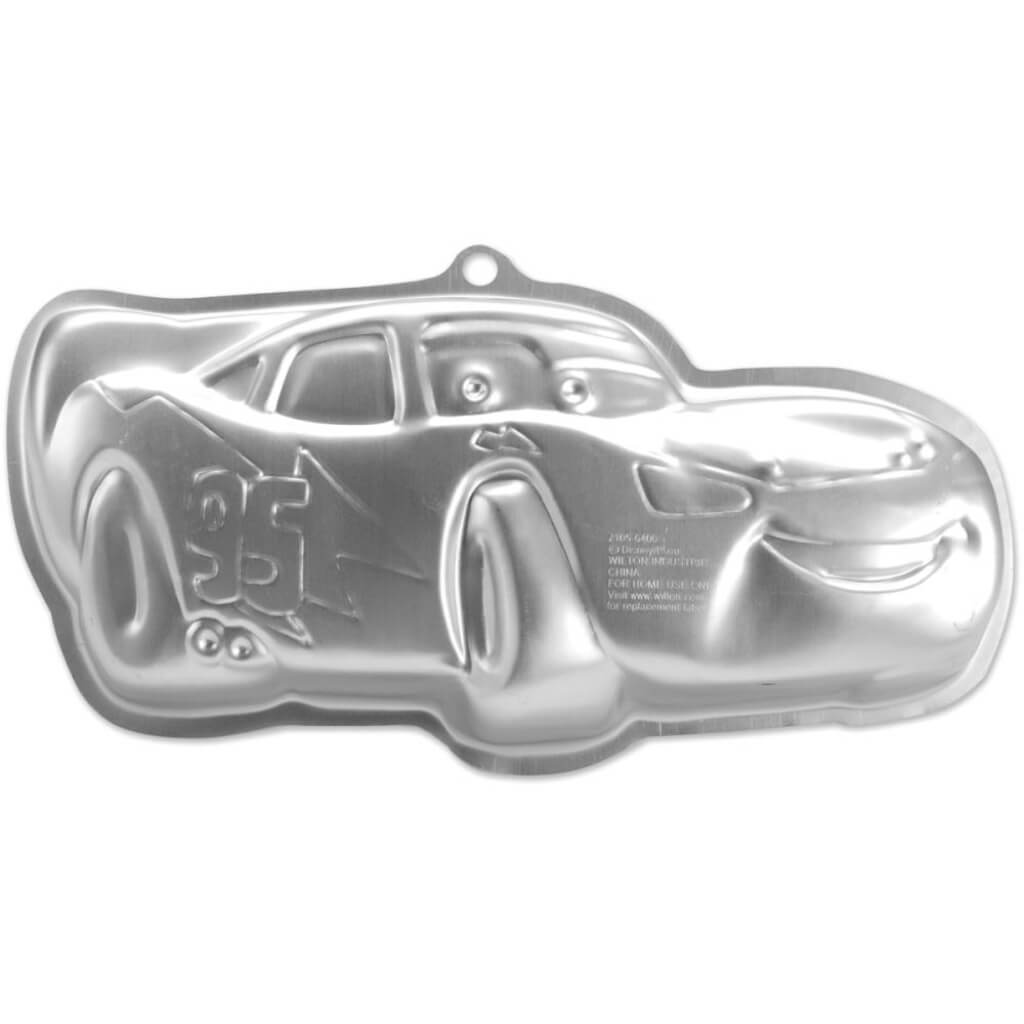 Novelty Cake Pan Lightning McQueen 13.75in x 6.25in x 2.75in