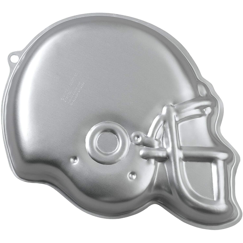 Wilton Novelty 12.75in x 10.5in Shaped Cake Pan, Helmet