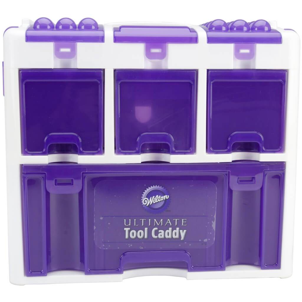 Ultimate Tool Caddy 12.5in x 14.25in x 8in Purple &amp; White