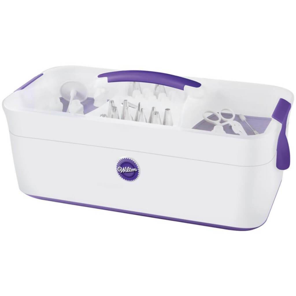 Decorator Preferred Tool Caddy 17.2in x 8.3in x 8in Purple &amp; White