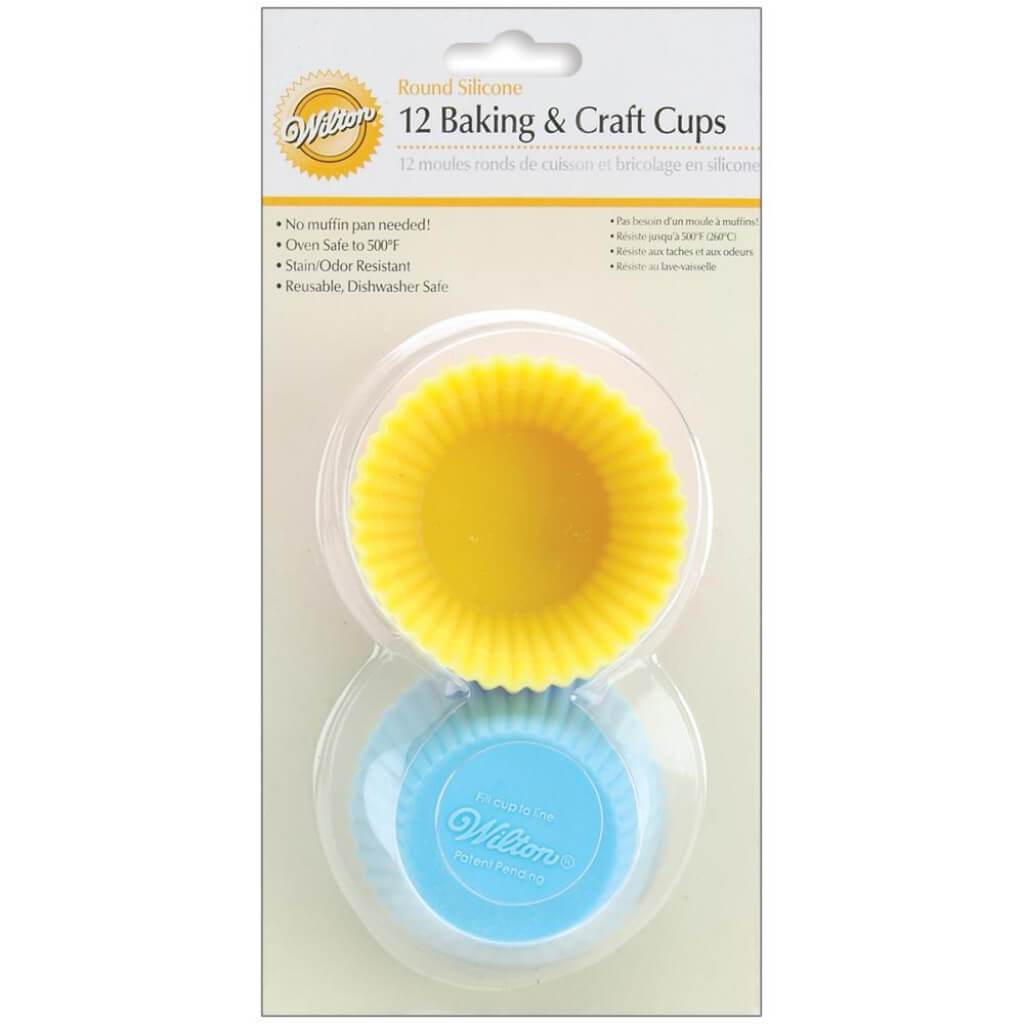 Silicone Standard Baking Cups Round 12/Pkg