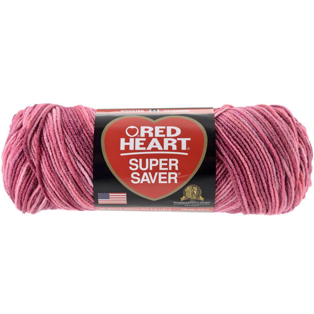 Red Heart Super Saver Yarn Pink Tones