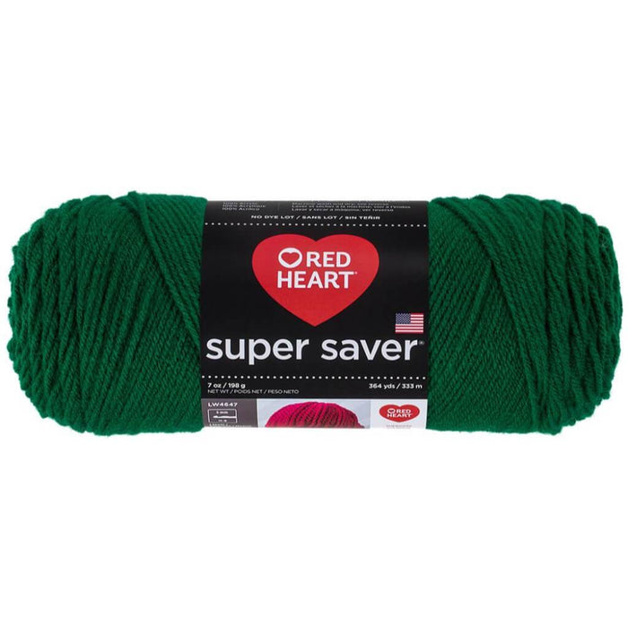 Red Heart Super Saver Yarn Paddy Green