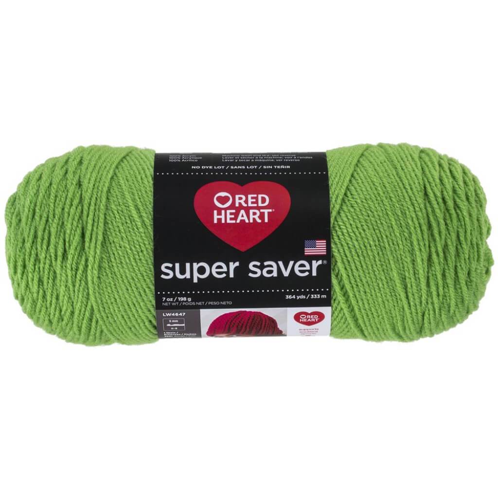 Red Heart Super Saver Yarn Spring Green