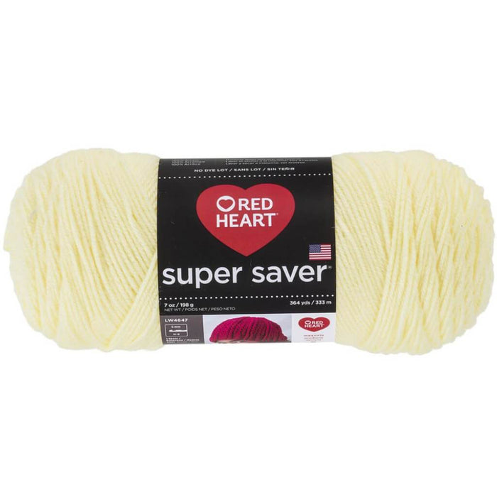 Red Heart Super Saver Yarn Pale Yellow