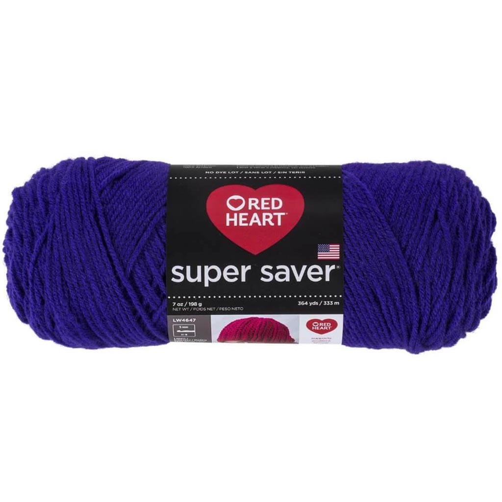 Red Heart Super Saver 4 Medium Acrylic Yarn 7oz