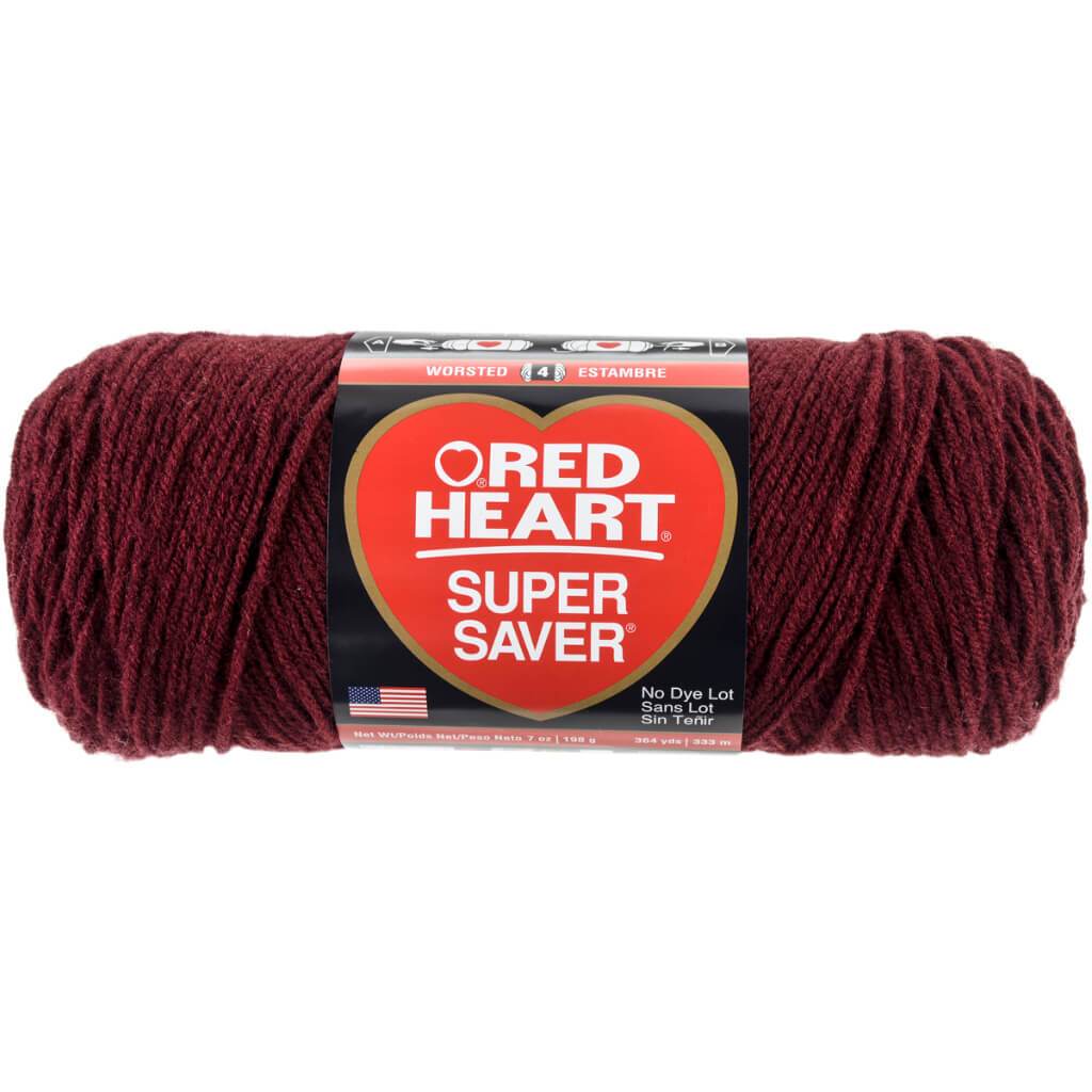 Red Heart Super Saver Yarn Claret