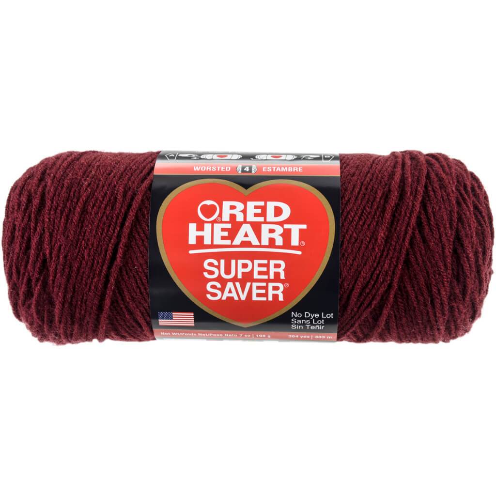 Red Heart Super Saver Yarn Claret