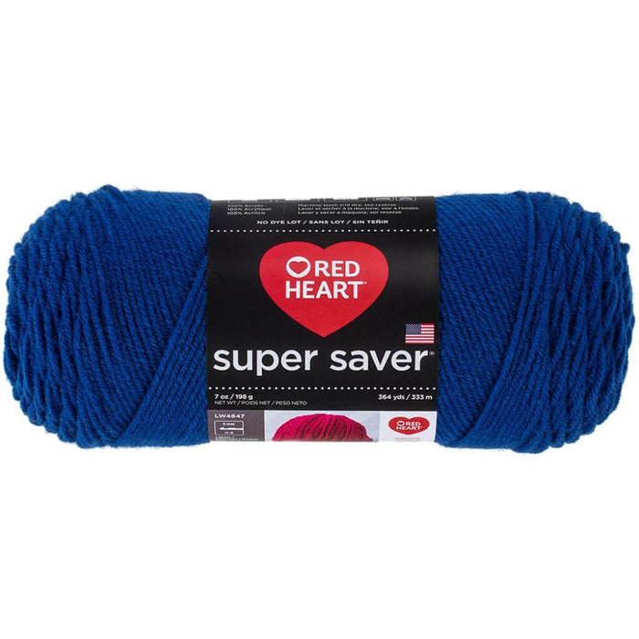 Red Heart Super Saver Yarn Royal