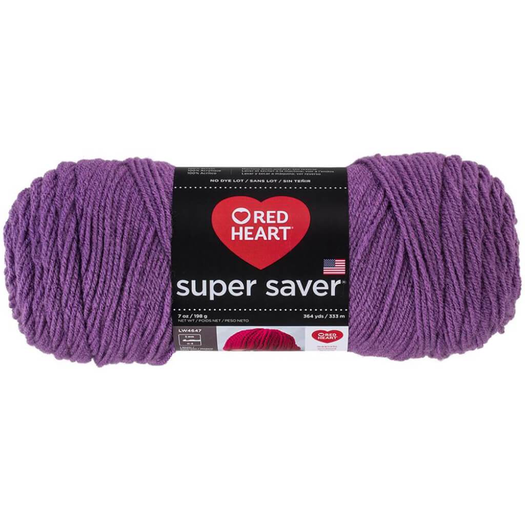 Red Heart Super Saver Yarn 364yd Medium Purple