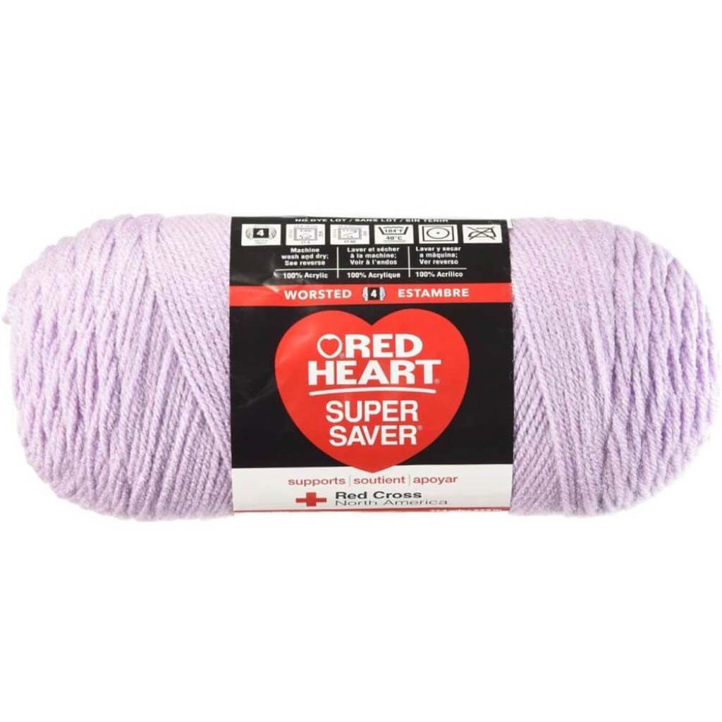 Red Heart Super Saver Yarn Pale Plum