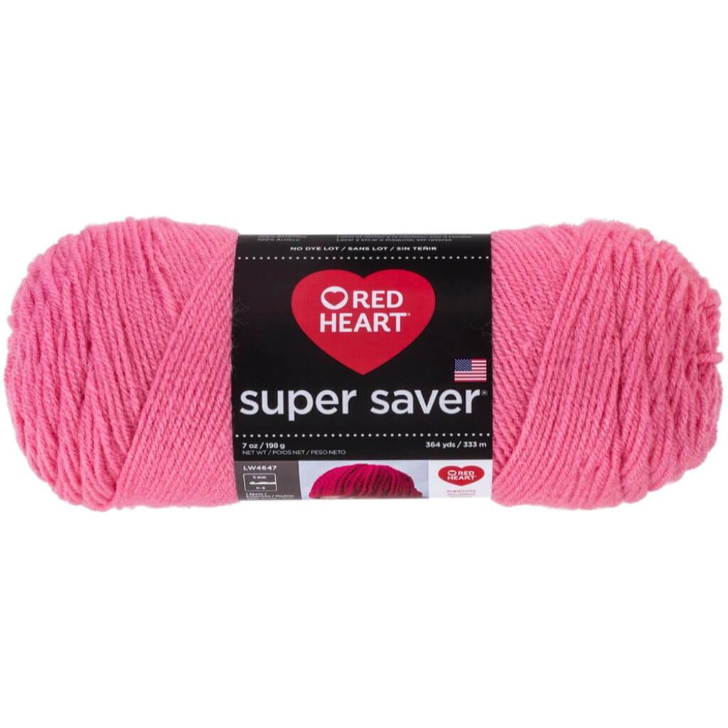 Red Heart Super Saver Yarn Perfect Pink