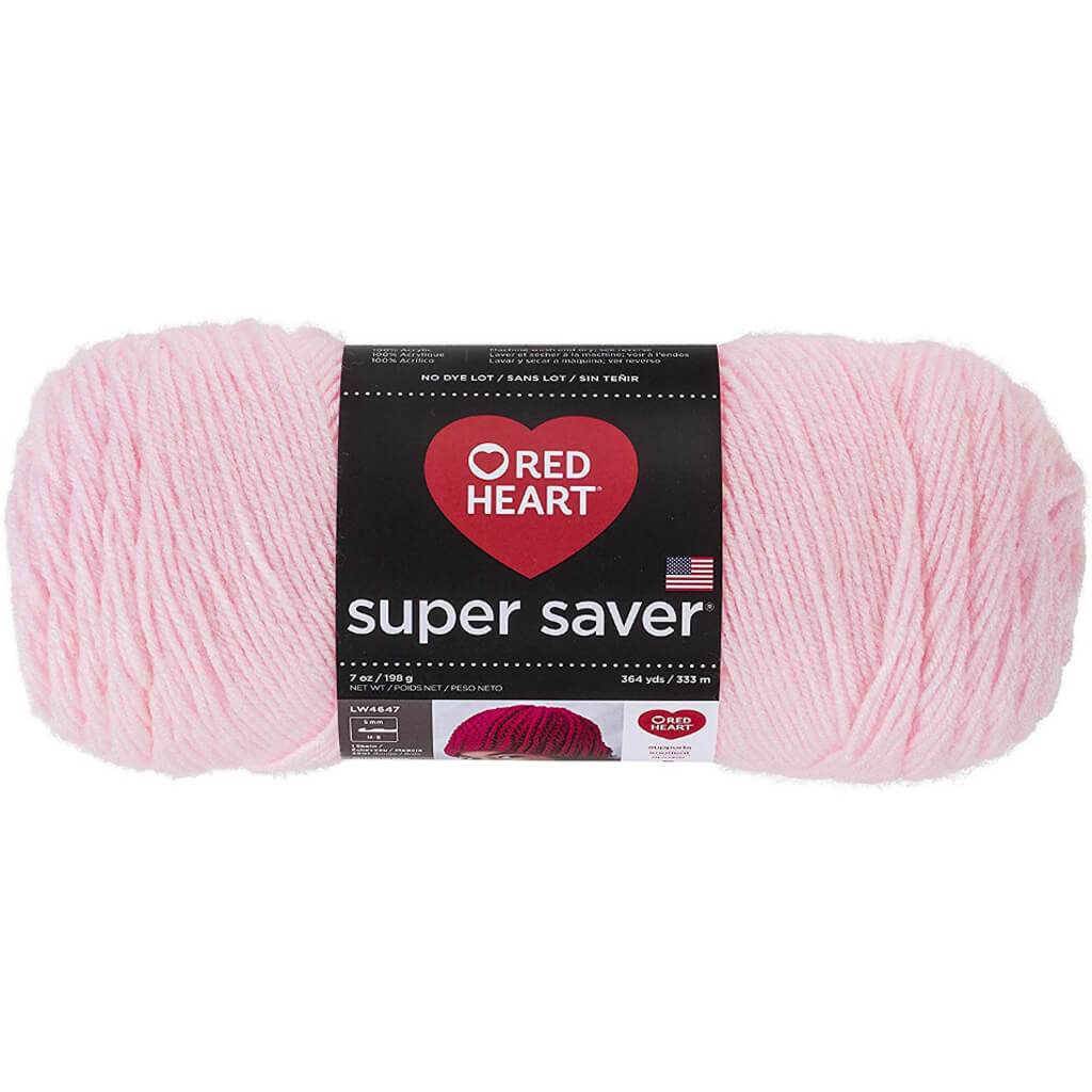 Red Heart Super Saver Yarn Baby Pink